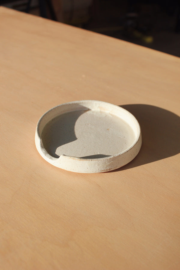 Spoon Rest Seconds | Speckled Clay & Ivory Glaze